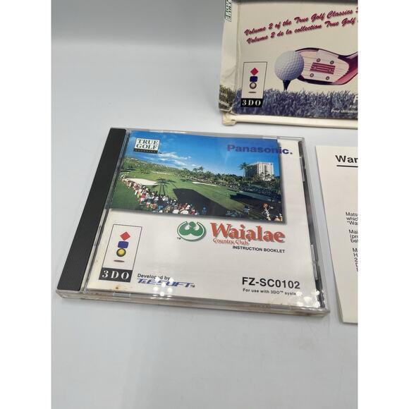 Waialae Country Club (3DO, 1994) Complete Long Box - Picture 2 of 16